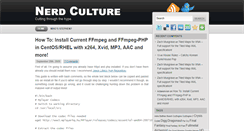 Desktop Screenshot of nerdculture.org